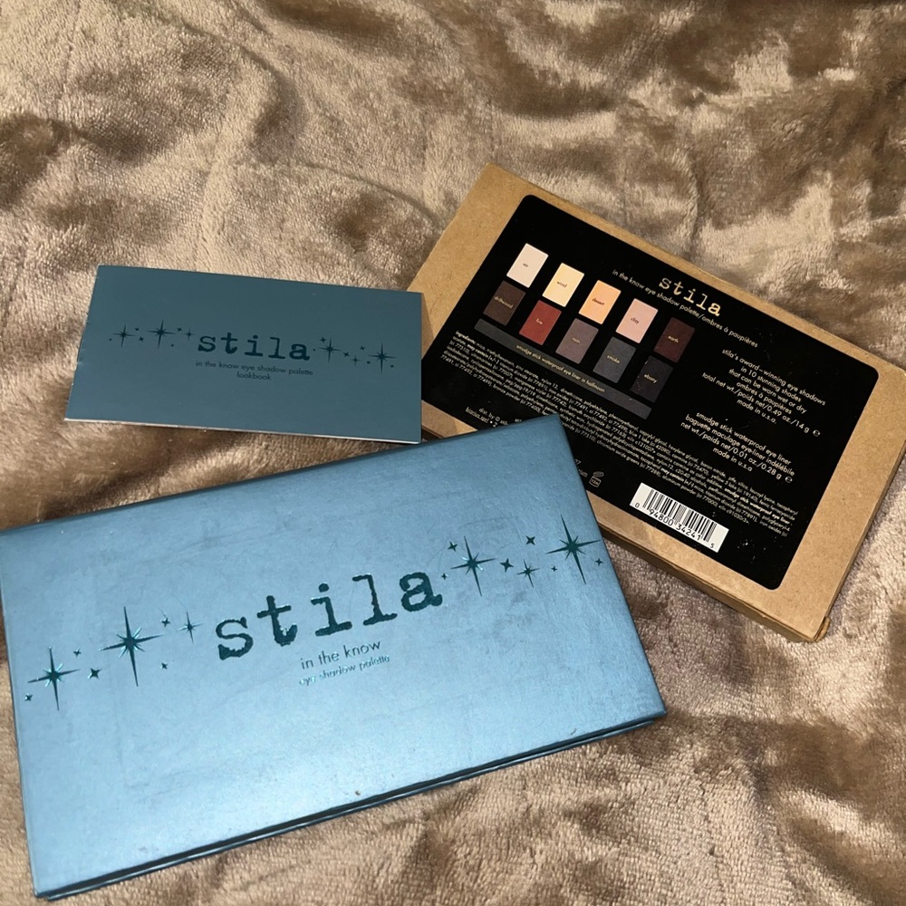In box never used IN THE KNOW stila eyeshadow palette